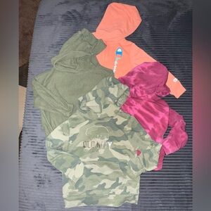 3T hoodie crewneck sweatshirts long sleeve zip up tops♡ gap, old navy, champion